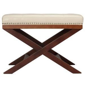 X-Bench-Creme-Vinyl-Kayla-Cream-and-Walnut-Traditional-X-Leg-Bench-Ottoman-575b5c95-139c-46de-8675-846d8619fbef_600